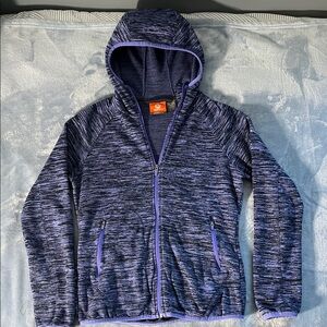 Merrell Heathered Purple and Black Zip Jacket